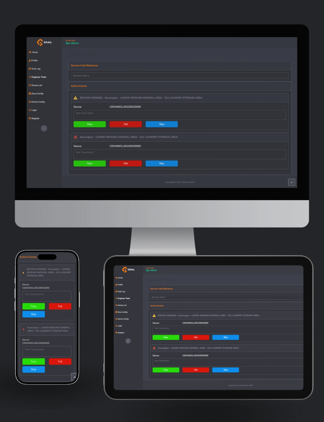 Grail Cloud Maintenance Test