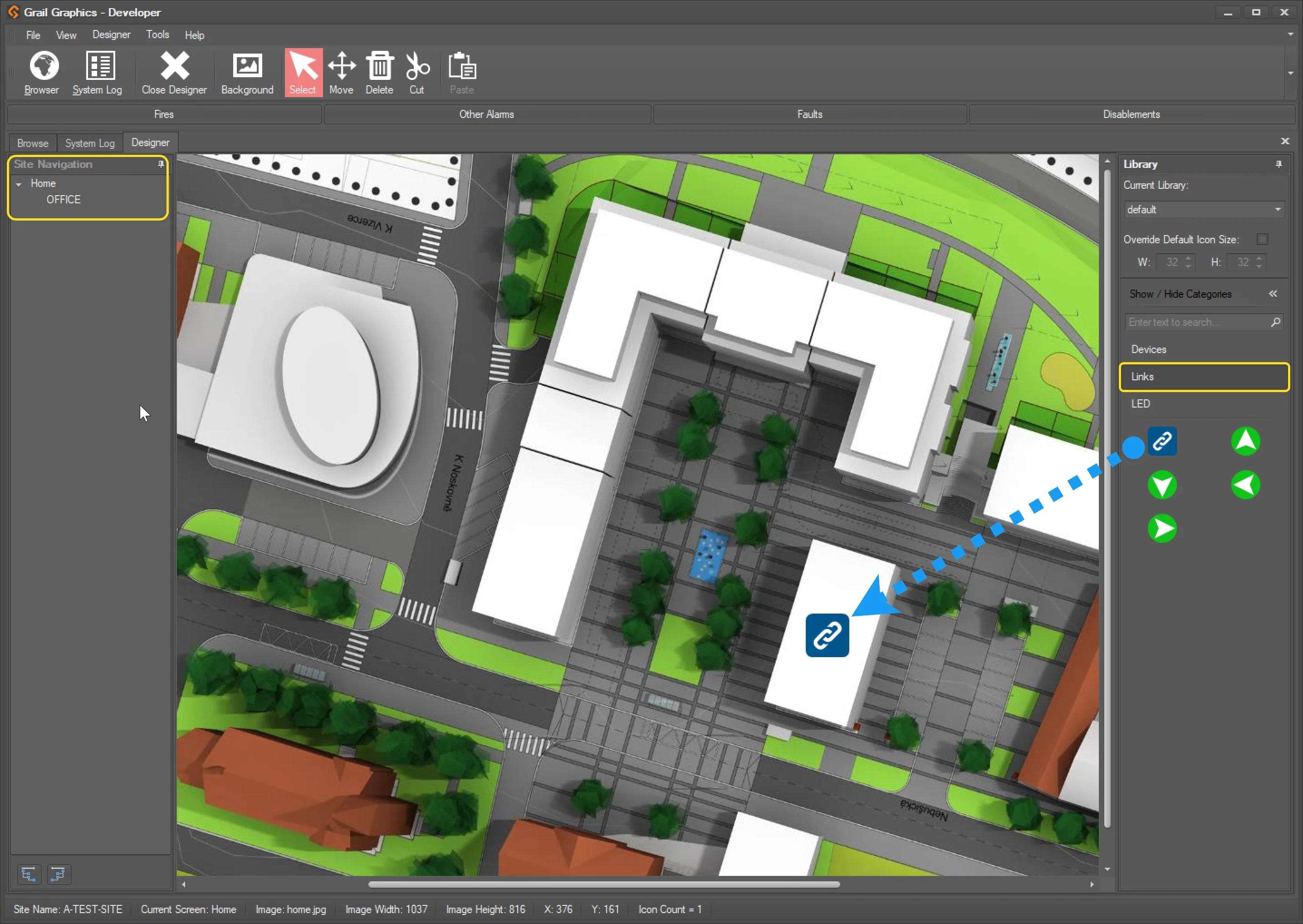 Adding links to other pages