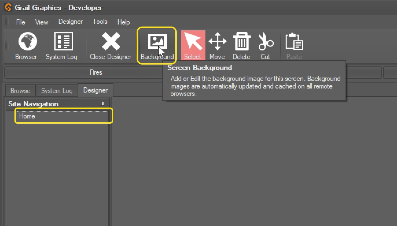 Import site background